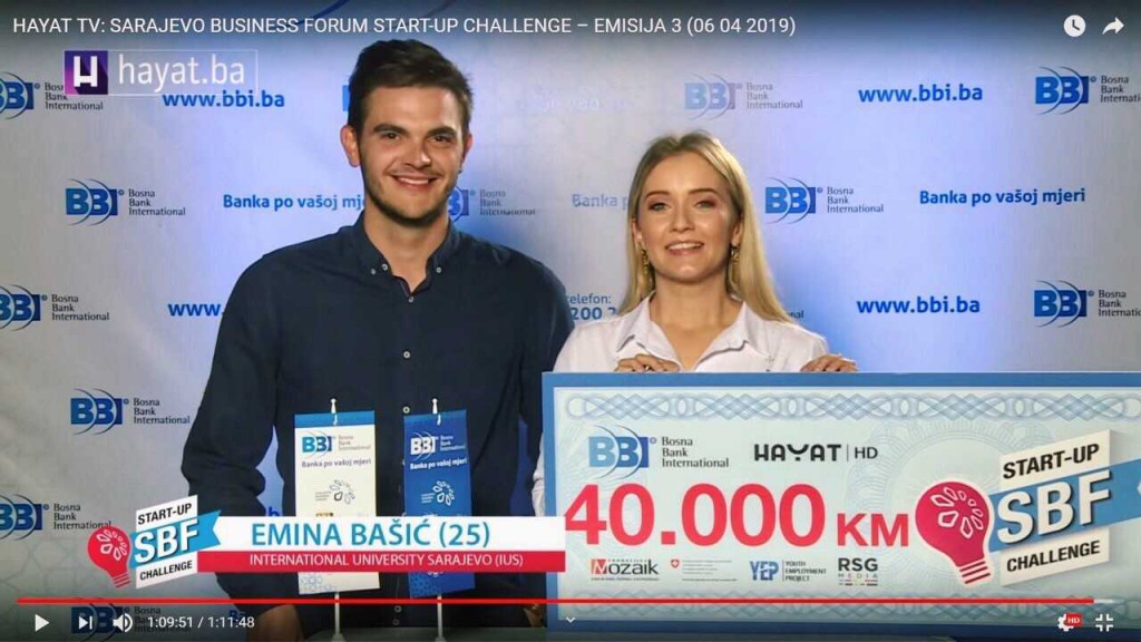Sarajevo Business Forum: IUS Alumni Won 40.000 BAM to Start Their Business