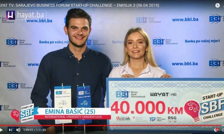 Sarajevo Business Forum: IUS Alumni Won 40.000 BAM to Start Their Business