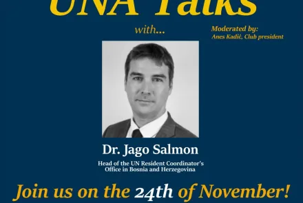 UNA Talks with Dr. Jago Salmon